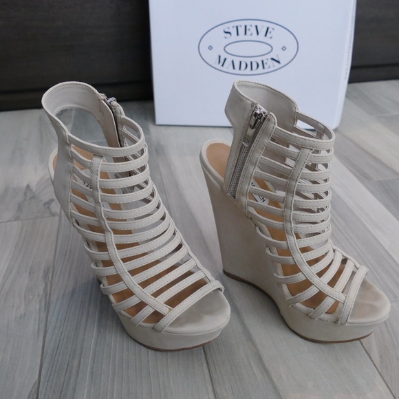 Steve Madden Xpert Wedge Sandal 7 - Picture 4 of 8